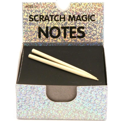 Afbeelding van Memoblaadjes Scratch 100 Vel Holografisc