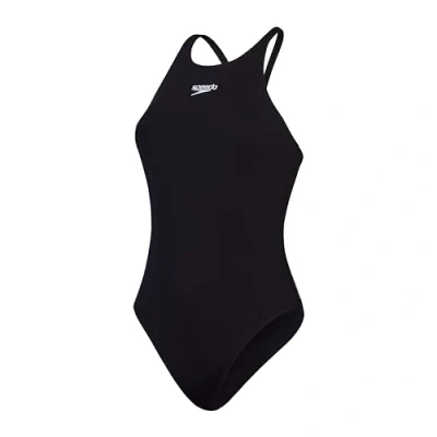 Afbeelding van Speedo Dames End+ V Back Badpak Atletische pasvorm Zwemmen Fitness, Zwart, 30/6