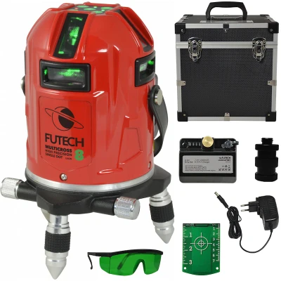 Afbeelding van FUTECH Multicross 8 HPSD kruislijnlaser Groen