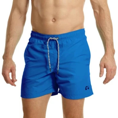 Afbeelding van Ript Essentials Heren Quick Dry UV 50 Zonbescherming Perzik Finish Zwembroek Trunks, 767 Royal Blue, X Large, XL