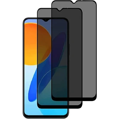 Afbeelding van 2 Pack Anti Spy Screen Protector for Vivo Y21S/Y21/Y33S Full Privacy Protector, 3D Tempered Glass Film, 9H Hardness Peeping Coverage Scratch