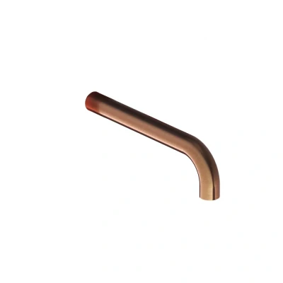 Afbeelding van HotBath Cobber Uitloop 18cm Geborsteld Koper PVD CB094 18BCP