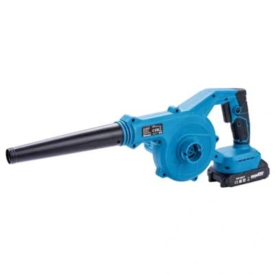 Afbeelding van Katsu Fit BAT borstelloze bladblazer met 21 V accu, 1,5 Ah accu en oplader, motor, draagbare elektrische bladzuiger voor gazononderhoud, tuin