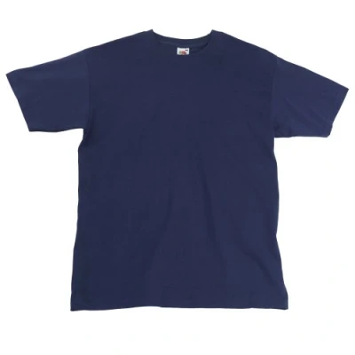 Afbeelding van Fruit of the Loom Heren T shirt, marineblauw, XXL