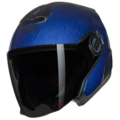 Afbeelding van Nolan N40 5 06 Classico Nobile N Com Jet Helm, blauw, afmeting L voor man
