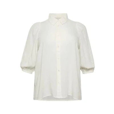 Afbeelding van Kaffe Curve Damesshirt, krijt., 46 grote maten