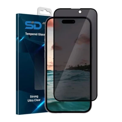 Afbeelding van SDTEK voor iPhone 16 Pro Privacy Screen Protector Gehard Glas Guard Anti Gluren