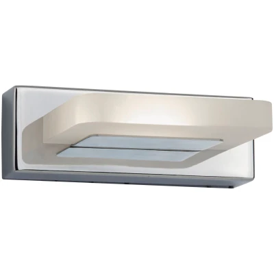 Afbeelding van Searchlight LED Wall Wandverlichting 13 X 4,5 Cm 4W Incl. Chroom