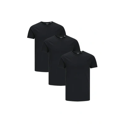 Afbeelding van Jack &amp; Jones 3ER PACK Tshirt basic, Heren, Maat: Medium, Black