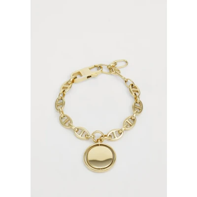 Afbeelding van Fossil Damesarmband Heritage Legacy Charm Roestvrij staal goudkleurig, JF04801710, Eine Grösse, staal, Geen edelsteen