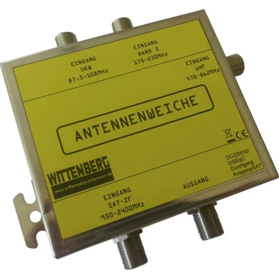 Afbeelding van Wittenberg Antennen 4 in 1 antennezachte FM, DAB+, UHF, SAT