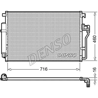 Afbeelding van Denso Airco condensor DCN17008