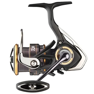 Afbeelding van DAIWA 20 Legalis LT Spinning Vismolen, 1000, Front Drag, Goud, Zilver, Zwart
