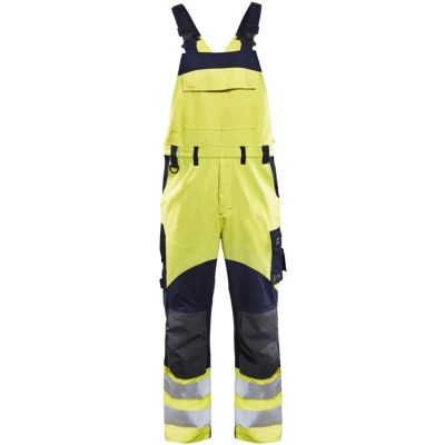 Afbeelding van Blaklader Multinorm bretelbroek Inherent 2889 1512 High Vis Geel/Marineblauw C62