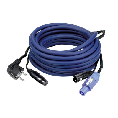 Afbeelding van DAP FP1020 Schuko/XLR F Powercon/XLR m 20 AUDIO voeding /signaalkabel