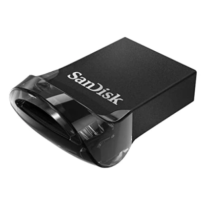 Afbeelding van SanDisk Ultra Fit USB 3.1 Flashdrive 32 GB (Voor Laptops, Tablets, Tv&#039;s, Gameconsoles, Autogeluidssystemen En Meer, Plug And Stay, Leessnelheid Van 130 MB/s, RescuePRO Deluxe, SecureAcess Software)