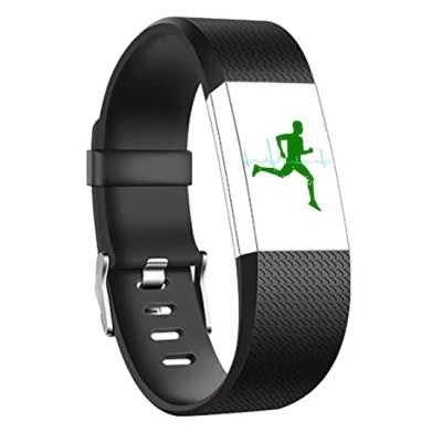 Afbeelding van Fitbit Charge 2 sportbandje Maat: Small Zwart Siliconen