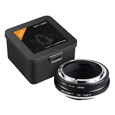 Afbeelding van K&amp;F Concept FD EOS R bajonetadapter lens ring voor Canon op Mount spiegelloze full frame camera RF RP