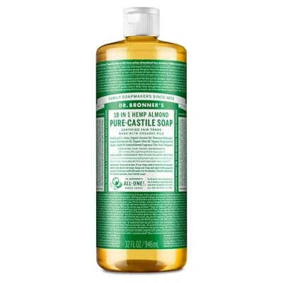 Afbeelding van Dr. Bronner&#039;s Bio mandel Kastilienseife, flüssig, 946 ml
