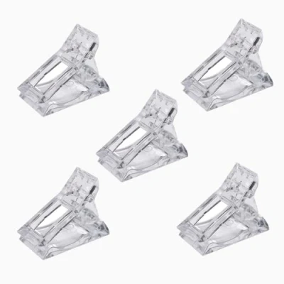 Afbeelding van Nagelgereedschapclip, 5 Stuks Transparante Nagelpunten, Nagelklemme, Nail Tips Clip, Nagelclip, voor DIY, Art