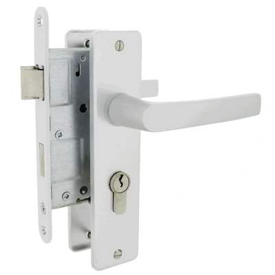 Afbeelding van DX Cilinderslot PC55 DM50 Inclusief Binnendeurbeslag en Cilinder DD35 40 Din LS/RS (1269/94) DKS PC5