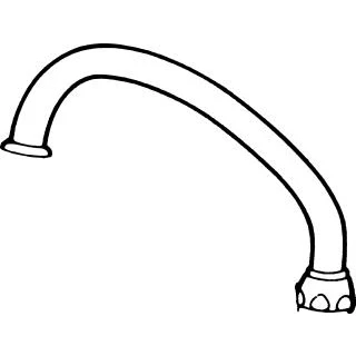 Afbeelding van Venlo U uitloop draaibaar 1/2&quot; x 200 mm