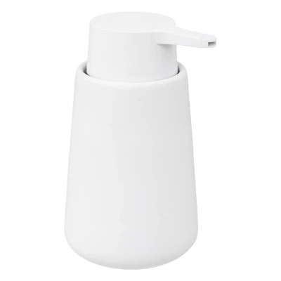 Afbeelding van 5Five Zeeppompje keramiek wit 250 ml zeepdispenser