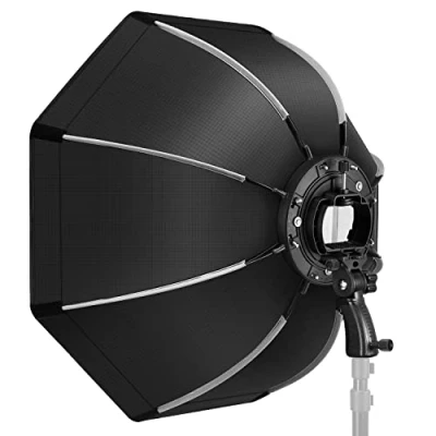 Afbeelding van NEEWER 65 cm achthoekige softbox met snelsluiting, S type houder, draagtas, compatibel TT560 NW561 NW600 NW620 NW700 NW 670 750II en Q3 AD200Pro Flash Strobes SF RP26