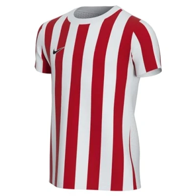 Afbeelding van Nike Uniseks Kind Short Sleeve Top Y Nk Df Strp Dvsn Iv Jsy Ss, Wit/University Rood/Zwart, CW3819 104, L