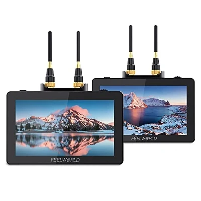 Afbeelding van FEELWORLD FT6 FR6 Veldmonitor voor 5,5 inch digitale spiegelreflexcamera, draadloze video overdracht, geïntegreerd zender en ontvangersysteem, lang bereik, 800 voet, lage latentie, 3D LUT