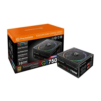 Afbeelding van Thermaltake Toughpower Grand RGB 750W Gold (RGB Sync Edition) power supply unit 24 pin ATX Zwart
