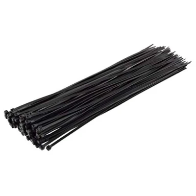 Afbeelding van Gocableties Kabelbinders Zwart 100 stuks 200 mm x 7,6 Treksterkte 54,5 kg Extra Sterk UV bestendige set