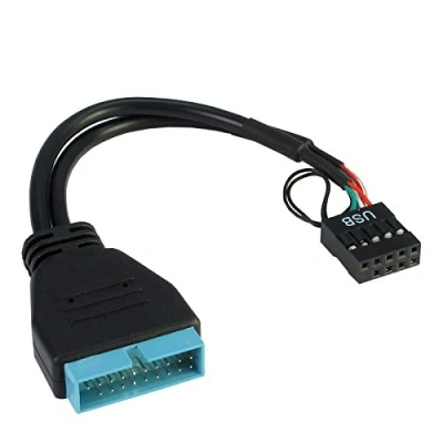Afbeelding van Inter Tech 88885217 USB kabel 0,15 m Zwart