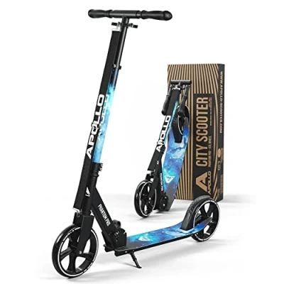 Afbeelding van Apollo XXL Wheel Kick Scooter 200 mm Phantom Pro is een stadscooter, opvouwbare en in hoogte verstelbare stadsscooter voor volwassenen kinderen