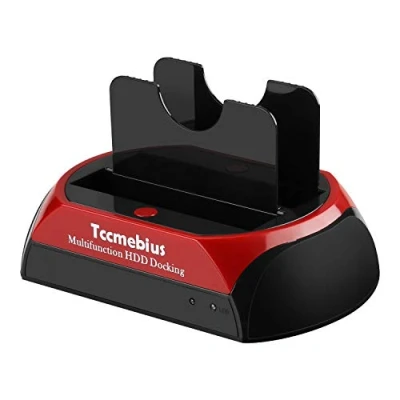 Afbeelding van Tccmebius USB 2.0 Harde Schijf Docking Station, TCC S867 DE naar 2.5 3.5 Inch SATA IDE Dubbele Slots Externe Behuizing, voor &quot;3.5&quot; I/II/III HDD SSD