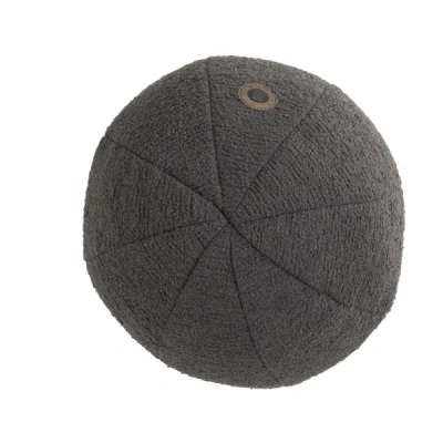Afbeelding van COCO Maison Sierkussen in balvorm &#039;Scott&#039; (Ø25cm) Antraciet