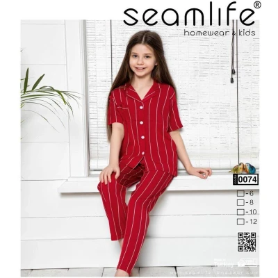 Afbeelding van Meisjes Pyjama Set / 100% Katoen 5 6 jaar