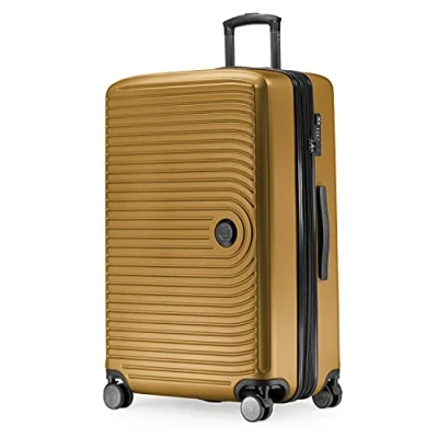 Afbeelding van HAUPTSTADTKOFFER Mitte Grote koffer met harde schaal, TSA, 4 wielen, ruimbagage 8 cm volumevergroting, 77 cm, 130 liter, Herfst goud
