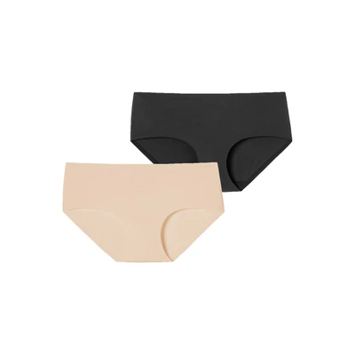Afbeelding van Schiesser Invisible SOFT Slip schwarzsand, Dames, Maat: 34, Schwarz sand