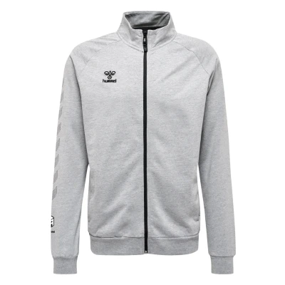 Afbeelding van Hummel MOVE GRID COT. ZIP Sweater met rits, Heren, Maat: XXL, Grey melange