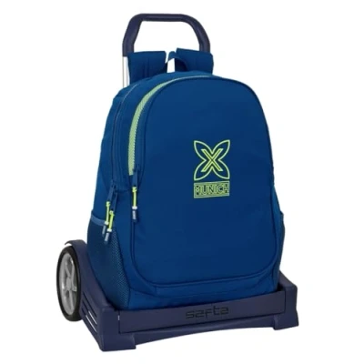 Afbeelding van Schoolrugzak met Wielen Munich North Marineblauw 32 x 44 16 cm