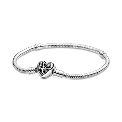 Afbeelding van Pandora Moments 598776C01 Armband zilver Daisy Flower