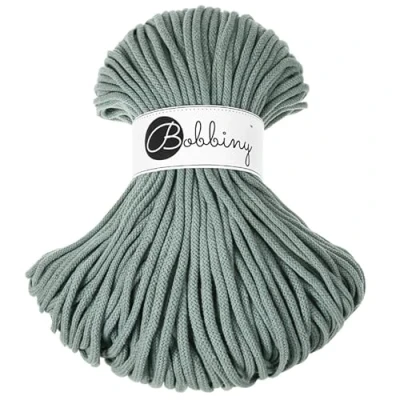 Afbeelding van Bobbiny Premium 5mm gevlochten macramé koord 100% gerecycled katoen (Laurel) 50 m