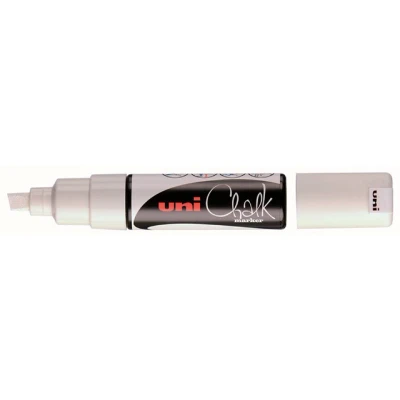 Afbeelding van Krijtstift Uni ball schuin wit