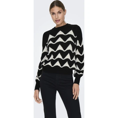 Afbeelding van JDY JDYTINA L/S JACQUARD PULLOVER KNT Dames Trui Maat M