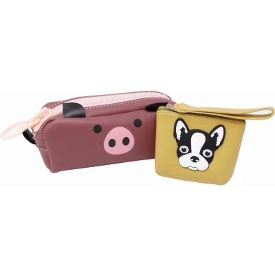 Afbeelding van Jessidress Meisjes Etui met Portemonnee Make up Tasje Roze