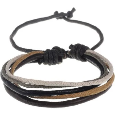 Afbeelding van Behave Armbandje met leer