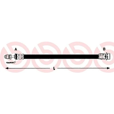 Afbeelding van Brembo Remslang T 24 134