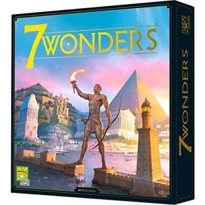 Afbeelding van Asmodee 7 wonderen: Nieuwe editie Bordspel, 3 spelers, 10+ jaar, Italiaanse editie, 8041