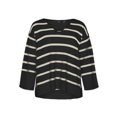 Afbeelding van Vero Moda Curve CUR Trui, Dames, Maat: 48/50, Black